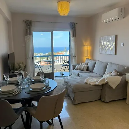 Panoramic Seaview Apartment, Chlorakas, Paphos Lejlighed Klorakas