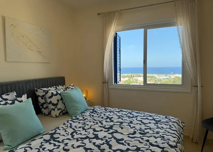 Panoramic Seaview Apartment, Chlorakas, Paphos *